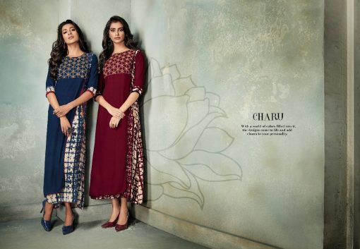 Rani Baanvi Charu Kurti Wholesale Catalog 8 Pcs 13 510x353 - Rani Baanvi Charu Kurti Wholesale Catalog 8 Pcs