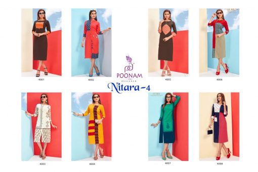 Poonam Designer Nitara Vol 4 Kurti Wholesale Catalog 8 Pcs 11 510x340 - Poonam Designer Nitara Vol 4 Kurti Wholesale Catalog 8 Pcs