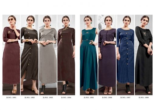 S More Leaf Kurti Wholesale Catalog 8 Pcs 7 510x362 - S More Leaf Kurti Wholesale Catalog 8 Pcs