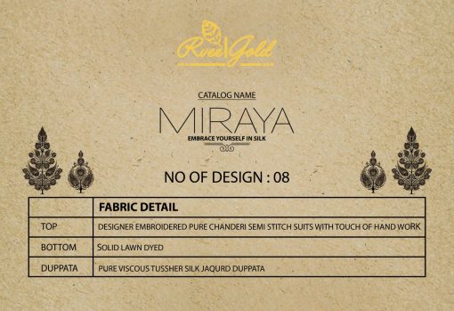 Rvee Gold Miraya Salwar Suit Wholesale Catalog 8 Pcs 11 510x349 - Rvee Gold Miraya Salwar Suit Wholesale Catalog 8 Pcs