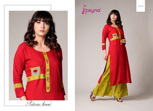 Psyna Palazzo House Vol 5 Kurti with Palazzo Wholesale Catalog 10 Pcs 1 510x369 - Psyna Palazzo House Vol 5 Kurti with Palazzo Wholesale Catalog 10 Pcs