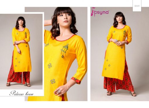 Psyna Palazzo House Vol 5 Kurti with Palazzo Wholesale Catalog 10 Pcs 12 510x369 - Psyna Palazzo House Vol 5 Kurti with Palazzo Wholesale Catalog 10 Pcs