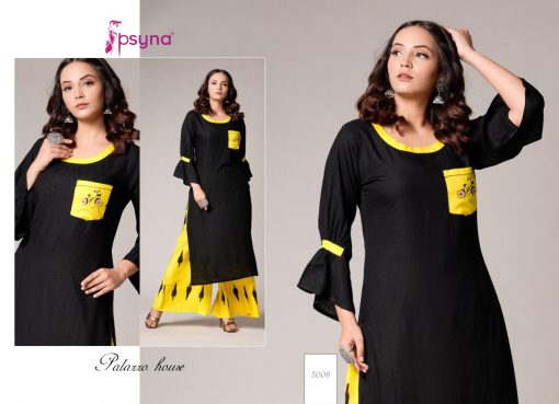 Psyna Palazzo House Vol 5 Kurti with Palazzo Wholesale Catalog 10 Pcs 3 510x369 - Psyna Palazzo House Vol 5 Kurti with Palazzo Wholesale Catalog 10 Pcs