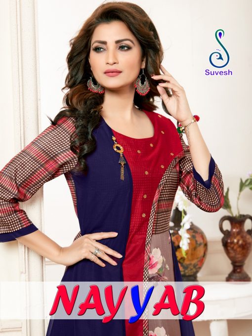 Suvesh Nayyab Kurti Wholesale Catalog 5 Pcs 12 510x680 - Suvesh Nayyab Kurti Wholesale Catalog 5 Pcs