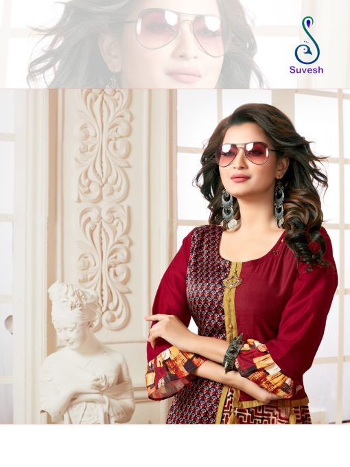 Suvesh Nayyab Kurti Wholesale Catalog 5 Pcs 9 510x680 - Suvesh Nayyab Kurti Wholesale Catalog 5 Pcs