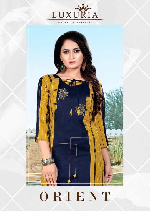 Luxuria Orient Kurti Wholesale Catalog 5 Pcs 2 510x714 - Luxuria Orient Kurti Wholesale Catalog 5 Pcs