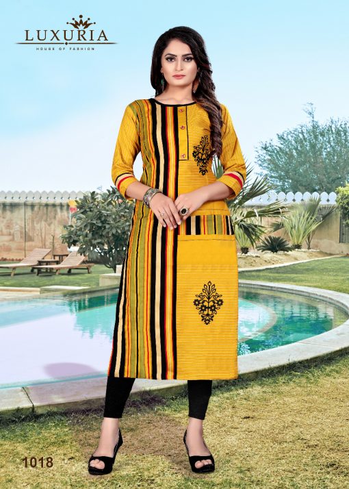 Luxuria Orient Kurti Wholesale Catalog 5 Pcs 3 510x714 - Luxuria Orient Kurti Wholesale Catalog 5 Pcs