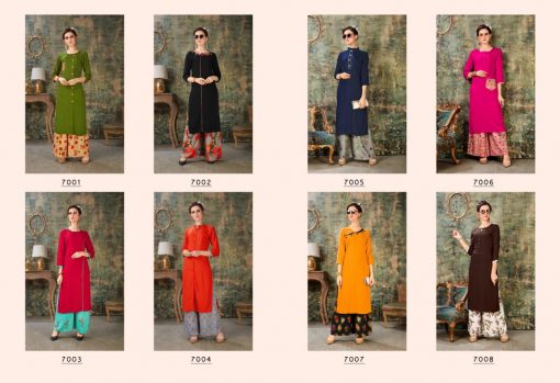 S More Baleno Vol 7 Kurti with Palazzo Wholesale Catalog 8 Pcs 11 510x349 - S More Baleno Vol 7 Kurti with Palazzo Wholesale Catalog 8 Pcs