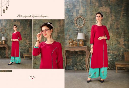 S More Baleno Vol 7 Kurti with Palazzo Wholesale Catalog 8 Pcs 5 510x349 - S More Baleno Vol 7 Kurti with Palazzo Wholesale Catalog 8 Pcs