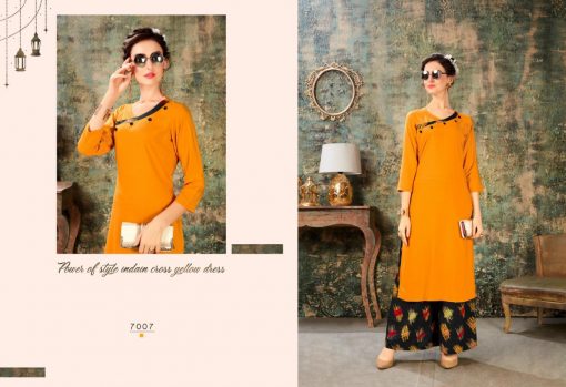 S More Baleno Vol 7 Kurti with Palazzo Wholesale Catalog 8 Pcs 8 510x349 - S More Baleno Vol 7 Kurti with Palazzo Wholesale Catalog 8 Pcs