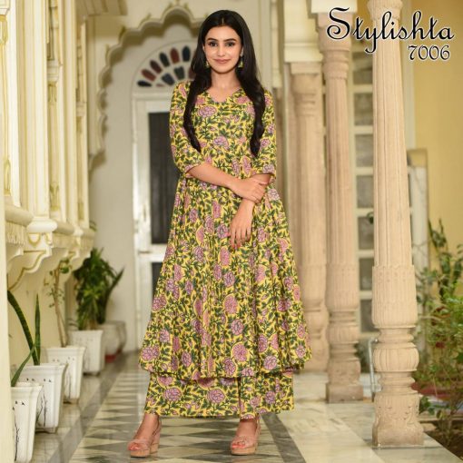 Tejaswee Stylishta Vol 7 Kurti Wholesale Catalog 8 Pcs 8 510x510 - Tejaswee Stylishta Vol 7 Kurti with Palazzo Wholesale Catalog 8 Pcs