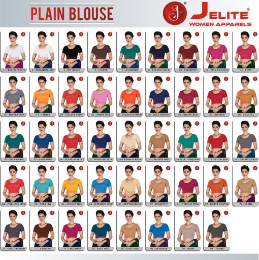 Jelite Blouse Vol 1 Wholesale Catalog 13 Pcs 14 1 510x513 - Jelite Blouse Vol 3 Half Net Wholesale Catalog 8 Pcs
