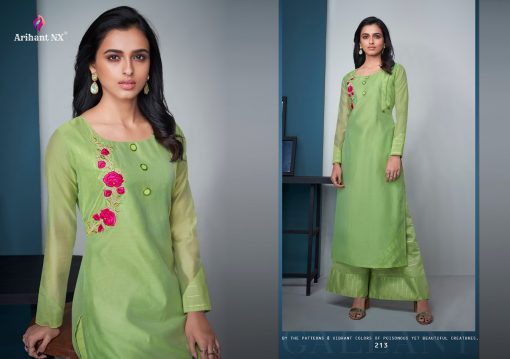 Arihant Nx Mehar Vol 2 Kurti with Palazzo or Pant Wholesale Catalog 8 Pcs 4 510x359 - Arihant Nx Mehar Vol 2 Kurti with Palazzo or Pant Wholesale Catalog 8 Pcs