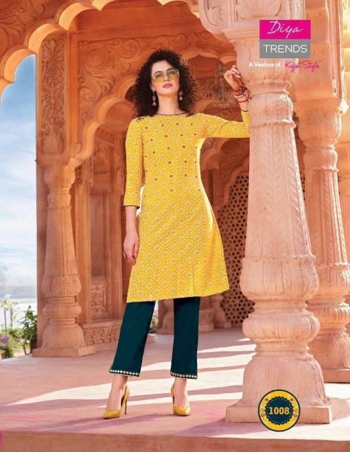 Diya Trends Bandhej Vol 1 by Kajal Style Kurti with Palazzo or Skirt or Sharara or Pant Wholesale Catalog 12 Pcs 7 510x659 - Diya Trends Bandhej Vol 1 by Kajal Style Kurti with Palazzo or Skirt or Sharara or Pant Wholesale Catalog 12 Pcs