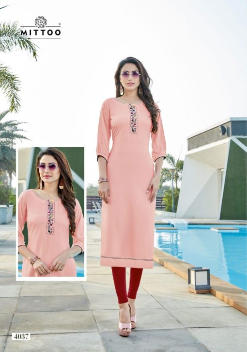 Mittoo Button Kurti Wholesale Catalog 8 Pcs 8 510x725 - Mittoo Button Kurti Wholesale Catalog 8 Pcs