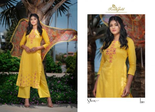 Rvee Gold Sheen Salwar Suit Wholesale Catalog 9 Pcs 6 510x369 - Rvee Gold Sheen Salwar Suit Wholesale Catalog 9 Pcs