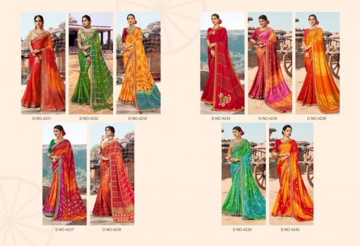 Kessi Bandhej Hits Saree Sari Wholesale Catalog 10 Pcs 11 2 510x349 - Kessi Bandhej Hits Saree Sari Wholesale Catalog 10 Pcs