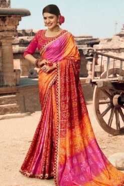 Kessi Bandhej Hits Saree Sari Wholesale Catalog 10 Pcs 15 247x371 - Kessi Bandhej Hits Saree Sari Wholesale Catalog 10 Pcs