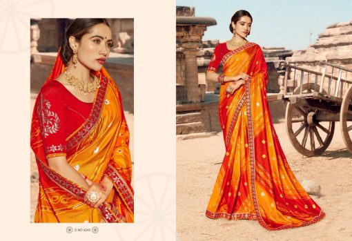 Kessi Bandhej Hits Saree Sari Wholesale Catalog 10 Pcs 3 2 510x349 - Kessi Bandhej Hits Saree Sari Wholesale Catalog 10 Pcs