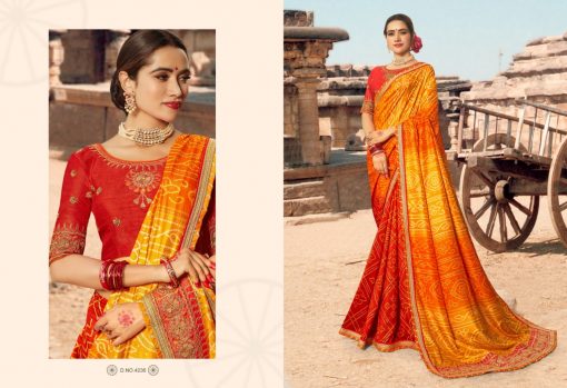 Kessi Bandhej Hits Saree Sari Wholesale Catalog 10 Pcs 6 2 510x349 - Kessi Bandhej Hits Saree Sari Wholesale Catalog 10 Pcs