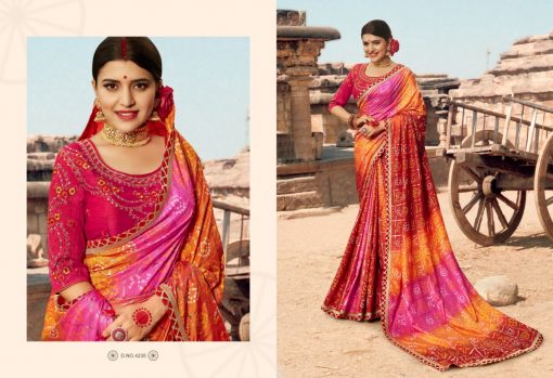 Kessi Bandhej Hits Saree Sari Wholesale Catalog 10 Pcs 9 2 510x349 - Kessi Bandhej Hits Saree Sari Wholesale Catalog 10 Pcs