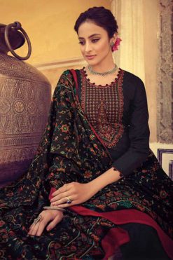 Mumtaz Arts Saanjh Black Hit Salwar Suit Wholesale Catalog 3 Pcs