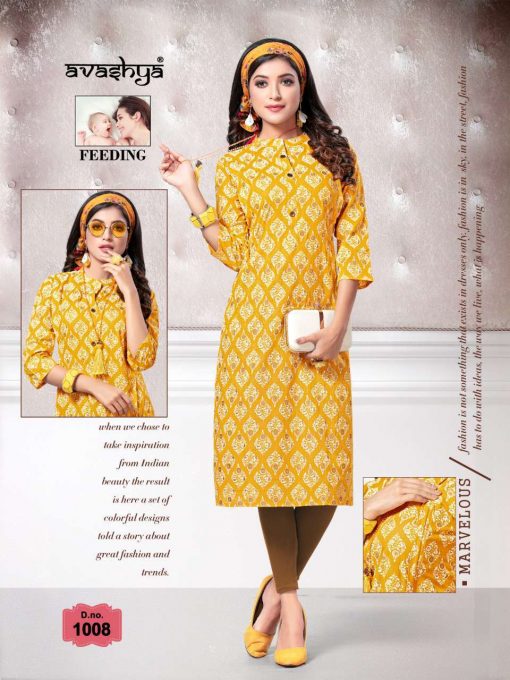 Avashya Inkline Feeding Kurtis Vol 4 Wholesale Catalog 7 Pcs 2 510x680 - Avashya Inkline Feeding Kurtis Vol 4 Wholesale Catalog 7 Pcs