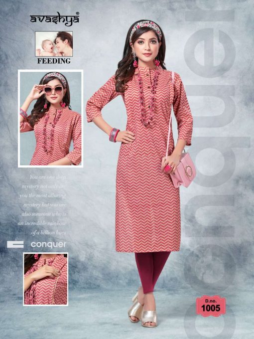 Avashya Inkline Feeding Kurtis Vol 4 Wholesale Catalog 7 Pcs 6 510x680 - Avashya Inkline Feeding Kurtis Vol 4 Wholesale Catalog 7 Pcs