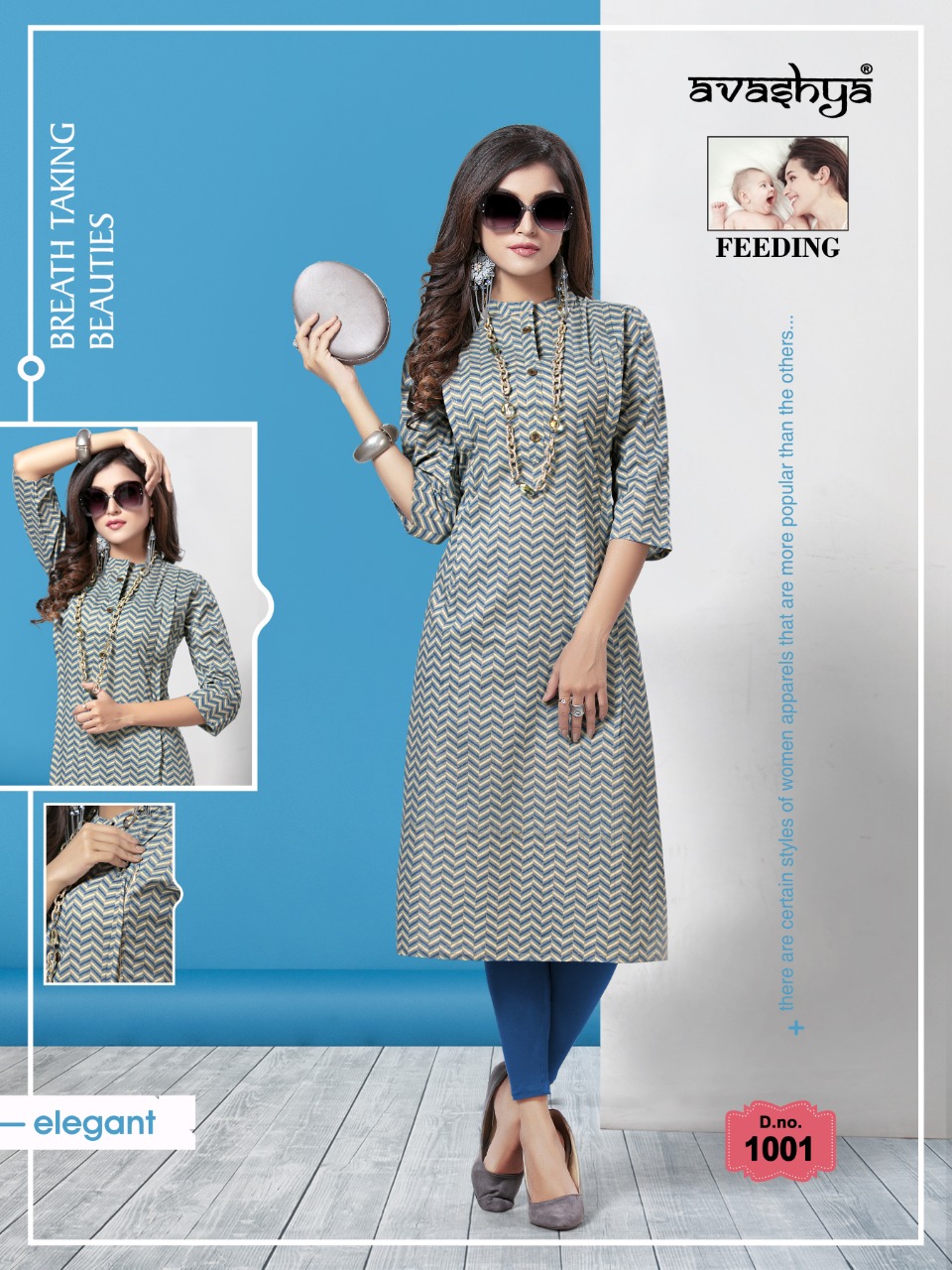 Lilly Presents Feeding Designer Kurtis Collection