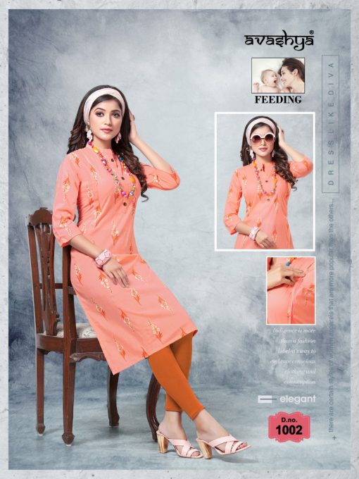 Avashya Inkline Feeding Kurtis Vol 5 Wholesale Catalog 7 Pcs 7 510x680 - Avashya Inkline Feeding Kurtis Vol 5 Wholesale Catalog 7 Pcs