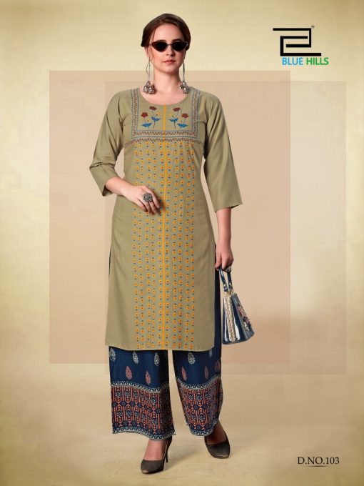 Blue Hills Dream Vol 8 Kurti with Palazzo Wholesale Catalog 8 Pcs 1 510x680 - Blue Hills Dream Vol 8 Kurti with Palazzo Wholesale Catalog 8 Pcs