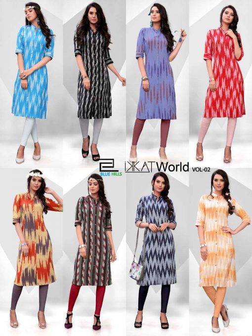 Blue Hills Ikkat World Vol 2 Kurti Wholesale Catalog 8 Pcs 9 510x680 - Blue Hills Ikkat World Vol 2 Kurti Wholesale Catalog 8 Pcs