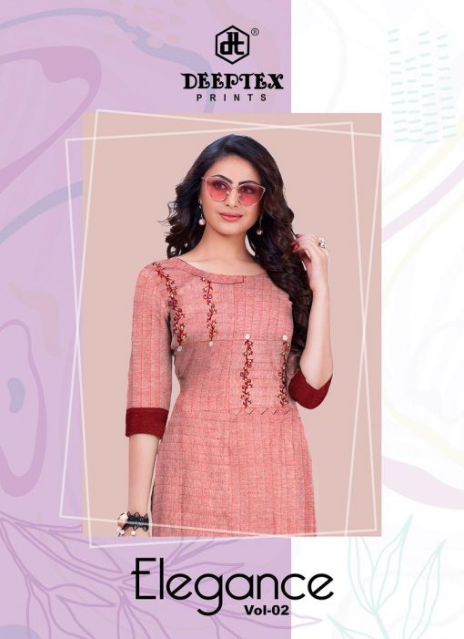 Deeptex Elegance Vol 2 Kurti Wholesale Catalog 8 Pcs 1 510x701 - Deeptex Elegance Vol 2 Kurti Wholesale Catalog 8 Pcs