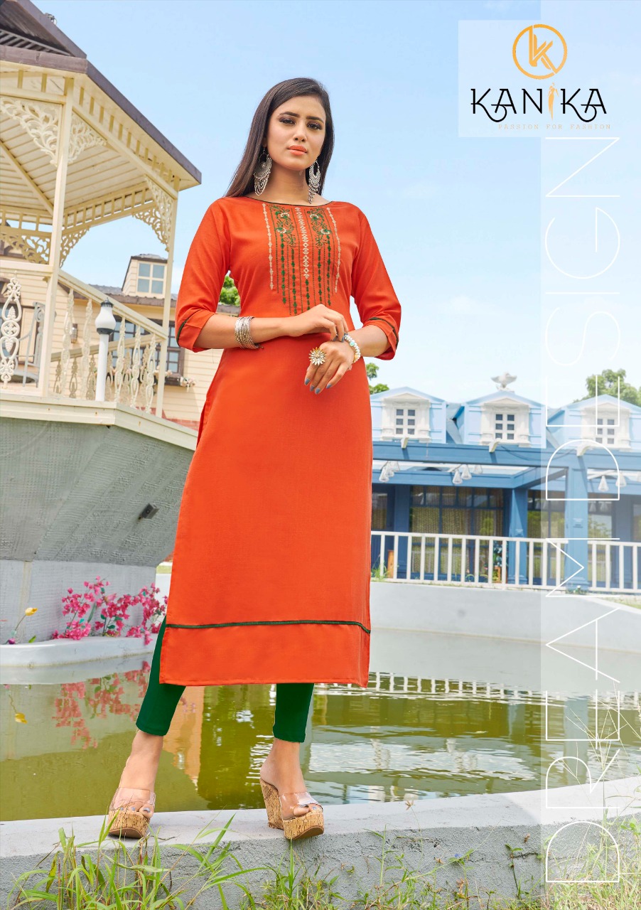 Rtc 5624 Fox Georgette With Chine Stitch Work Pakistani Style Kurti  Wholesale Dealer Surat