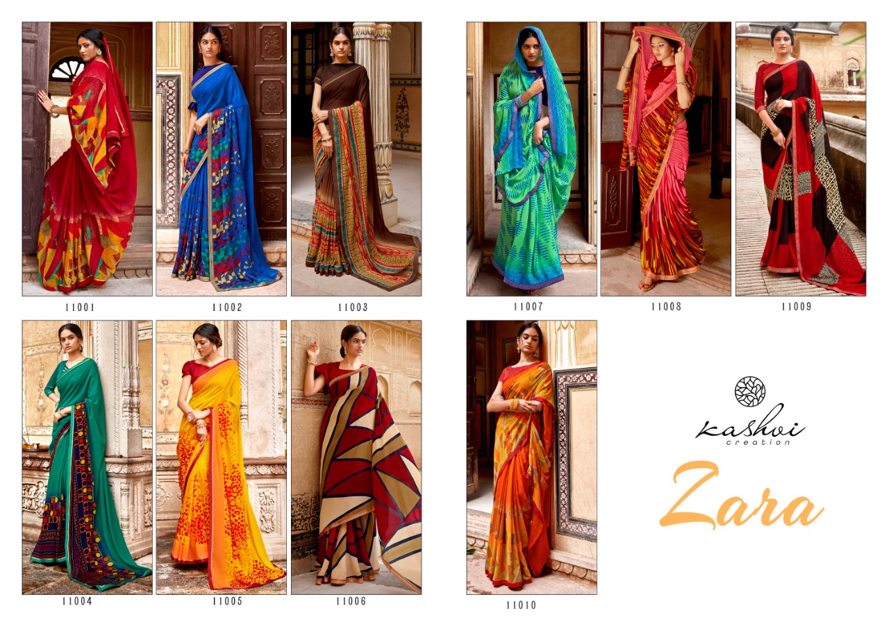 zara brand saree