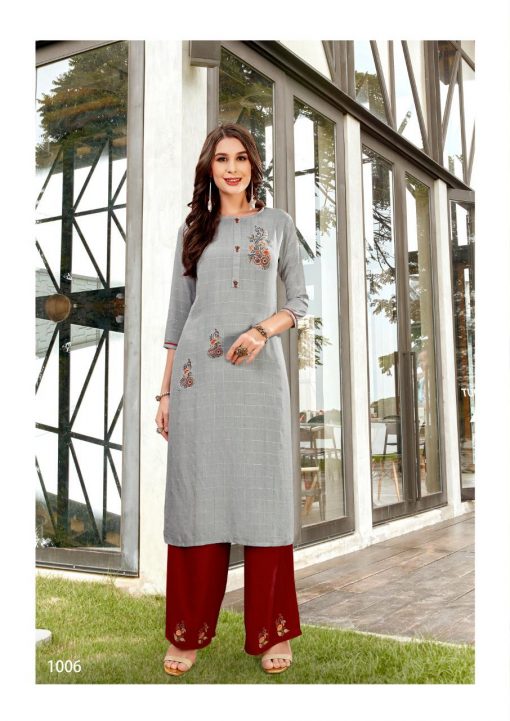 Ladies Flavour Lilly Kurti with Palazzo Wholesale Catalog 8 Pcs 17 510x721 - Ladies Flavour Lilly Kurti with Palazzo Wholesale Catalog 8 Pcs