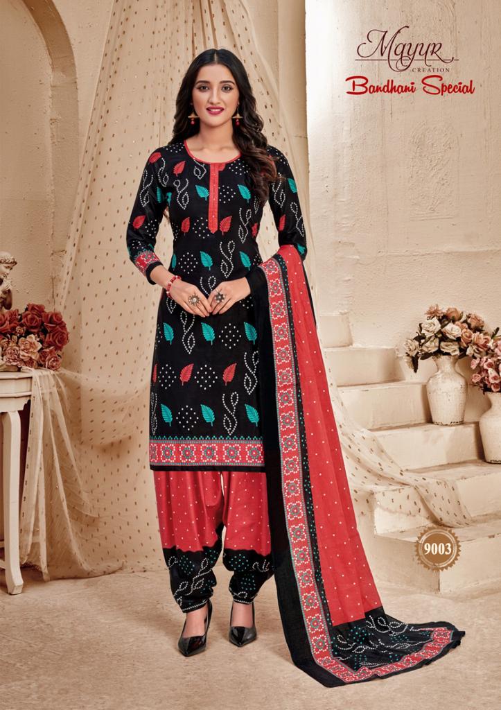Welcome summer in style with this Red Bandhani Suit Set. This Bandhani  printed cotton suit is absolute… | Bandhani dress pattern, Bandhani dress,  Long kurti designs
