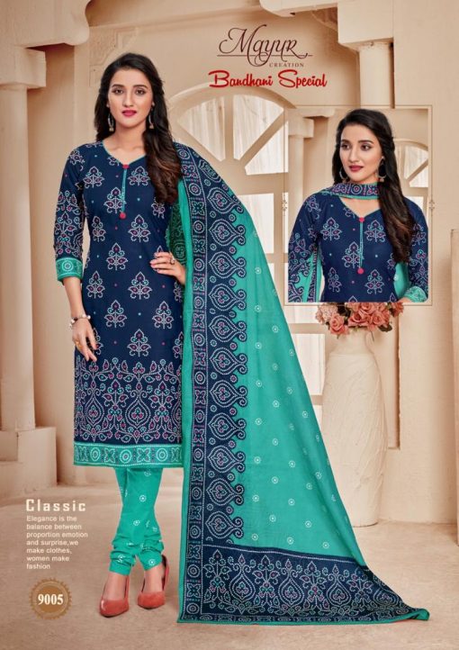 Mayur Bandhani Special Vol 9 Salwar Suit Wholesale Catalog 12 Pcs 8 510x722 - Mayur Bandhani Special Vol 9 Salwar Suit Wholesale Catalog 12 Pcs