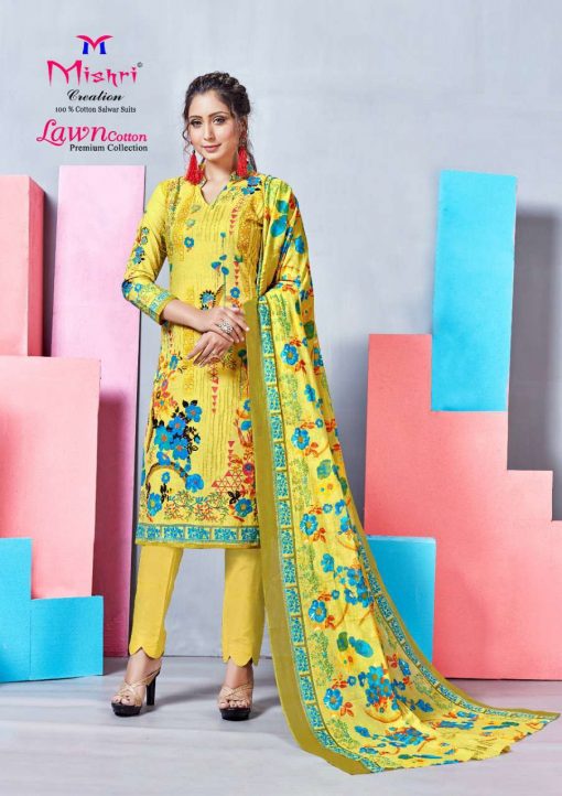 Mishri Lawn Cotton Vol 4 Premium Karachi Salwar Suit Wholesale Catalog 10 Pcs 15 510x722 - Mishri Lawn Cotton Vol 4 Premium Karachi Salwar Suit Wholesale Catalog 10 Pcs