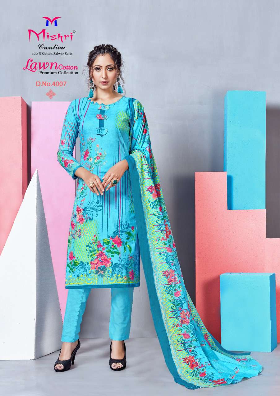 Ishaal Prints Gulmohar Vol 6 Pure Lawn Cotton Suits at best price in Surat