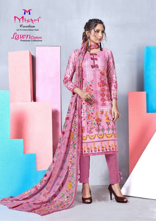 Mishri Lawn Cotton Vol 4 Premium Karachi Salwar Suit Wholesale Catalog 10 Pcs 4 510x722 - Mishri Lawn Cotton Vol 4 Premium Karachi Salwar Suit Wholesale Catalog 10 Pcs