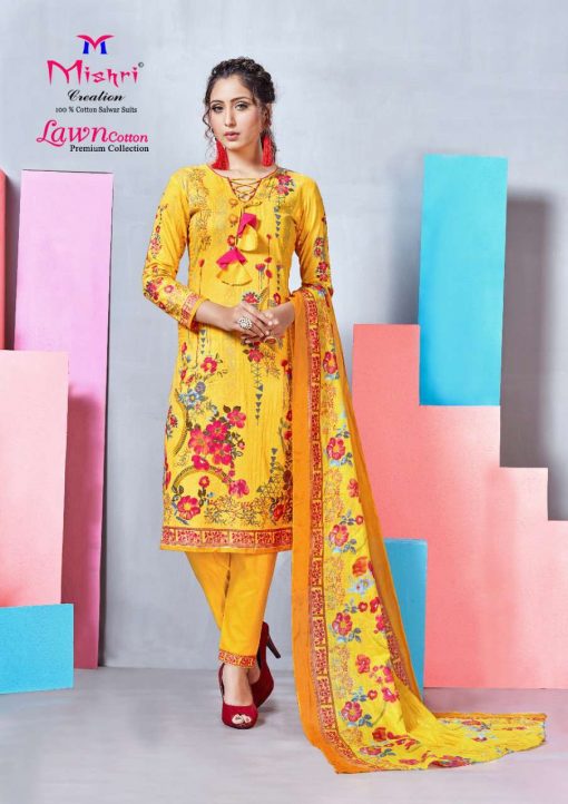 Mishri Lawn Cotton Vol 4 Premium Karachi Salwar Suit Wholesale Catalog 10 Pcs 5 510x722 - Mishri Lawn Cotton Vol 4 Premium Karachi Salwar Suit Wholesale Catalog 10 Pcs