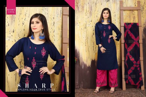 Nayra Kurti with Dupatta Bottom Wholesale Catalog 6 Pcs 6 510x340 - Nayra Kurti with Dupatta Bottom Wholesale Catalog 6 Pcs