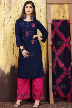 Nayra Kurti with Dupatta Bottom Wholesale Catalog 6 Pcs