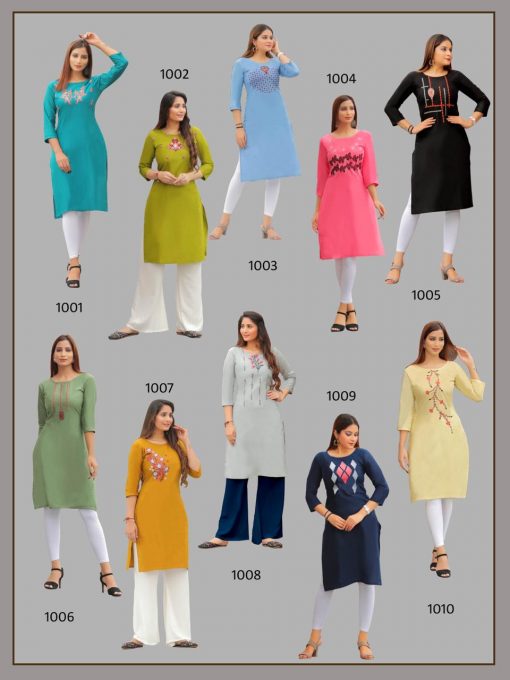 Pk Fashion Rainbow Vol 1 Kurti Wholesale Catalog 21 Pcs 25 510x680 - Pk Fashion Rainbow Vol 1 Kurti Wholesale Catalog 21 Pcs