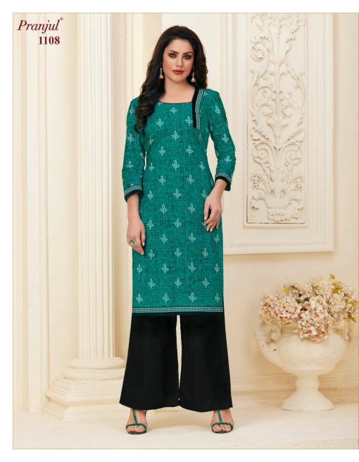 Pranjul Pari Vol 1 Kurti Wholesale Catalog 20 Pcs 10 510x655 - Pranjul Pari Vol 1 Kurti Wholesale Catalog 20 Pcs