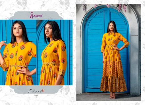 Psyna Phool Vol 3 Kurti Wholesale Catalog 7 Pcs 10 510x369 - Psyna Phool Vol 3 Kurti Wholesale Catalog 7 Pcs