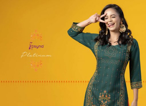 Psyna Platinum Vol 2 Kurti Wholesale Catalog 10 Pcs 1 510x369 - Psyna Platinum Vol 2 Kurti Wholesale Catalog 10 Pcs