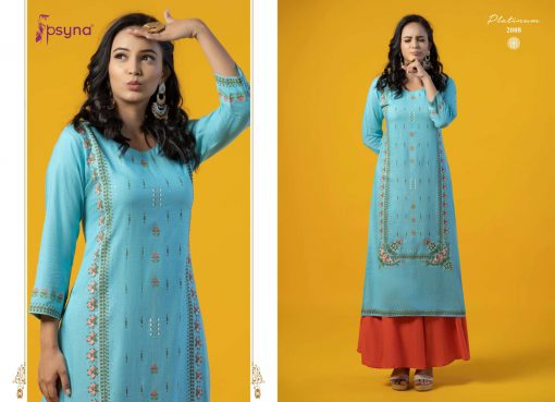 Psyna Platinum Vol 2 Kurti Wholesale Catalog 10 Pcs 10 510x369 - Psyna Platinum Vol 2 Kurti Wholesale Catalog 10 Pcs