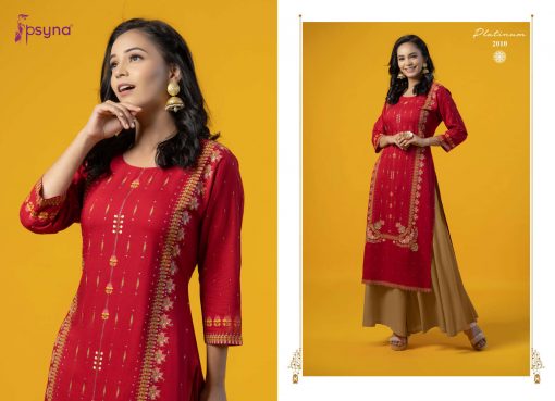 Psyna Platinum Vol 2 Kurti Wholesale Catalog 10 Pcs 12 510x369 - Psyna Platinum Vol 2 Kurti Wholesale Catalog 10 Pcs